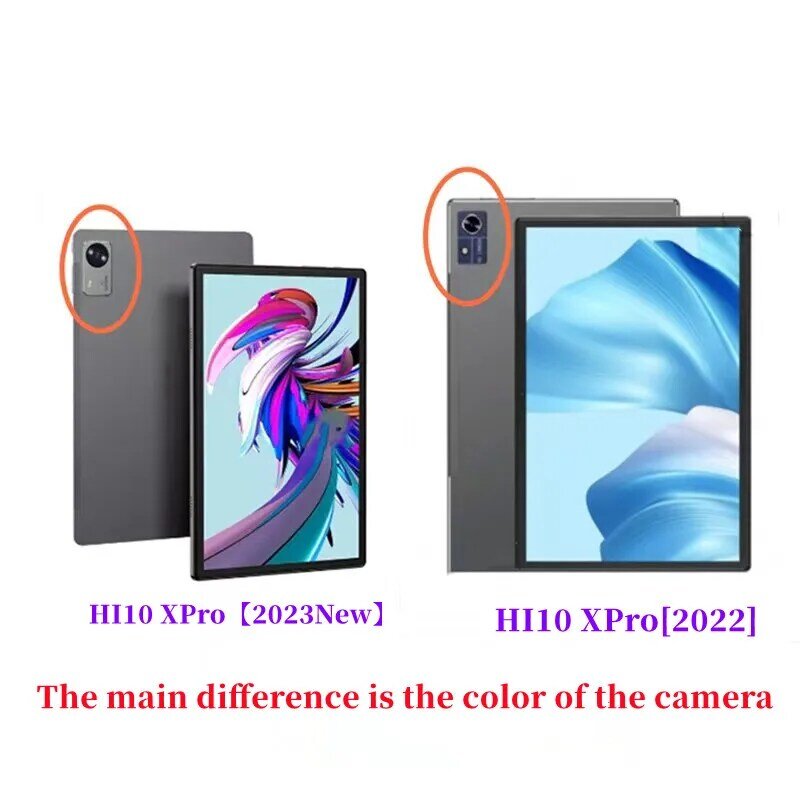 Casing penyangga tiga lipat Ultra tipis, penutup Tablet Chuwi Hi10 XPro 10.1 inci TPU lembut tahan jatuh untuk Hi10x pro baru