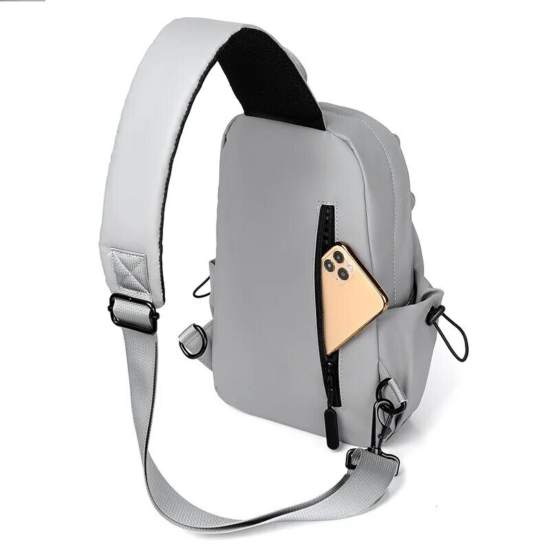 Nowa torba na klatkę piersiową Męska przekątna torba krzyżowa Casual Fashion Torba na ramię Wielofunkcyjny plecak