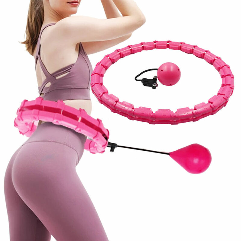 Detachable Sport Hoops Abdominal Thin Waist Exercise Adjustable Massage Hoops Fitness Equipment Gym Home Training Weight Loss