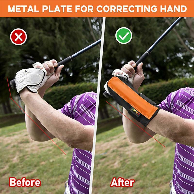 Golf Wrist Support Swing Brace Wrist Corrector Golf Training Aid Comfortable Golf Wrist Band For Swinging For Courtyards Golf