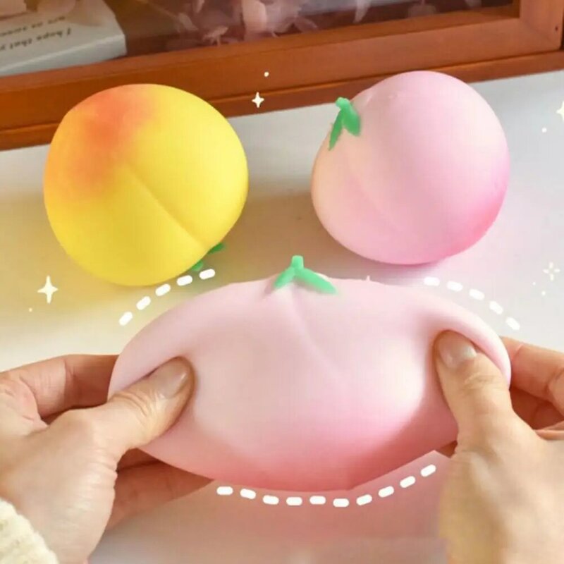 Simulação Anti Stress Peach Vent Ball Toy Aliviar Anti Stress Imprensa Descompressão Brinquedo Bolas Fidget Brinquedo Para Crianças Infantis