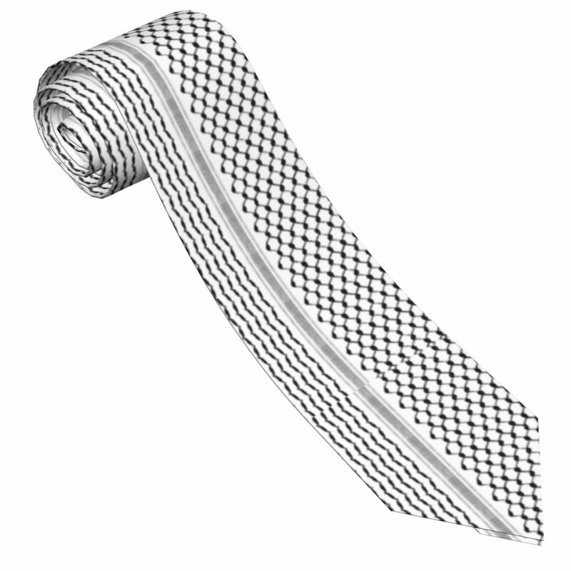 Palä stine nsische Hatta Krawatte Folk Muster Cosplay Party Krawatten Männer elegante Krawatte Accessoires Qualität Design Kragen Krawatte