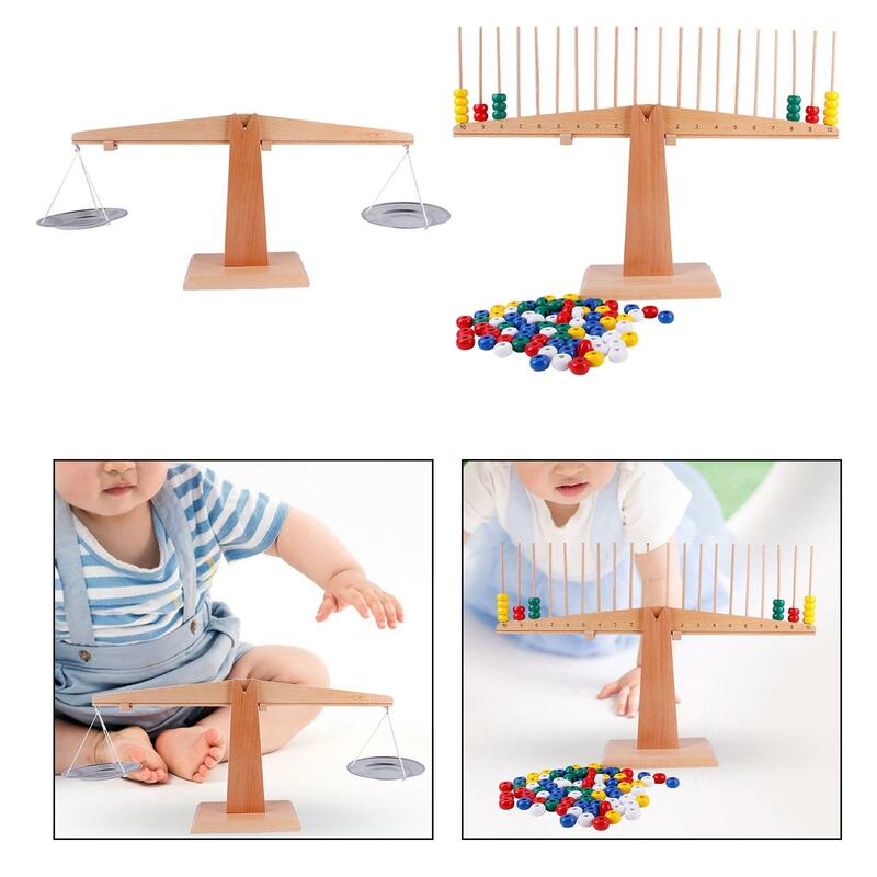 Balance Zähl spielzeug Mathematik manipulative Montessori Lernspiel zeug für Vorschule Geburtstag Reise Spielzeug Party Gefälligkeiten