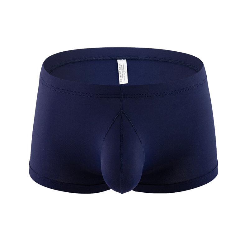 กางเกงในชายสำหรับ bulge POUCH กางเกงบ็อกเซอร์เนื้อนุ่มลื่นไร้รอยต่อสำหรับฤดูร้อนกางเกงในระบายอากาศได้ดีชุดว่ายน้ำผู้หญิง
