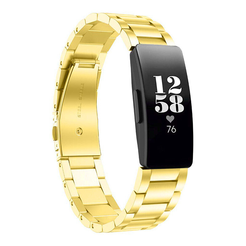 Elegancki zegarek ze stali nierdzewnej dla Fitbit inspire/inspire 2/inspire HR pasek do zegarka bransoletka dla Fitbit inspire 2 1 zespół