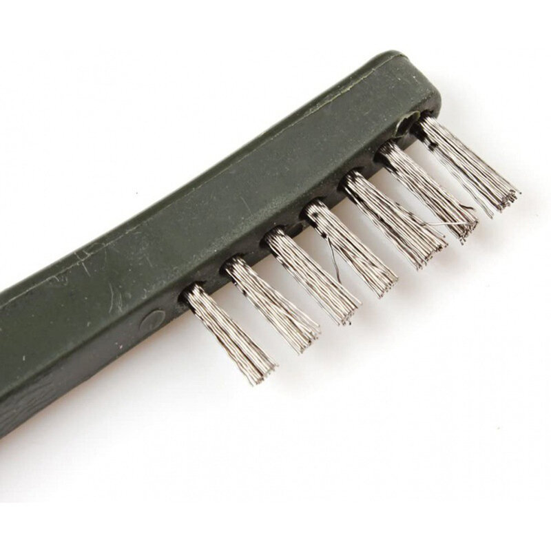 3 pezzi Mini Set di spazzole metalliche acciaio ottone Nylon pulizia lucidatura spazzola antiruggine in metallo per spazzola per la pulizia della decorazione d'interni