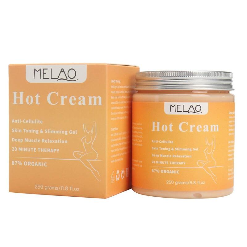 250g Anti Cellulite Hot Cream 100% Natural Content Fat Calories Burner Gel Slimming Body Massager Weight Loss