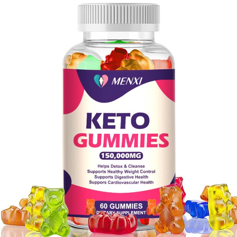 60 Keto Gummies Gummy Bears for ACV Weight Loss, Fat Burner, Burning Belly Fat