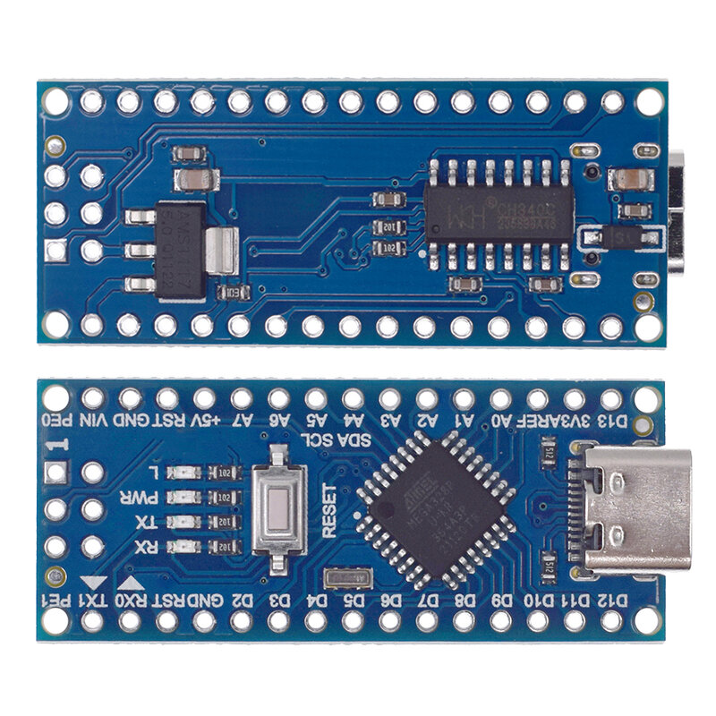Controlador Mini/Tipo C/Nano Micro USB 3,0 con gestor de arranque, controlador Compatible con Arduino CH340, 16Mhz, ATMEGA328P