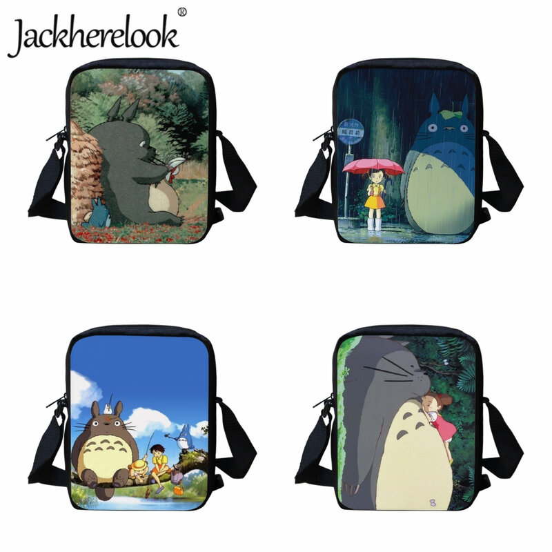 Jackherelook Lovely Cartoon Chinchilla Shoulder Bags for Children Fashion Crossbody Bag Boy's Messenger Bag Girls Travel Bag
