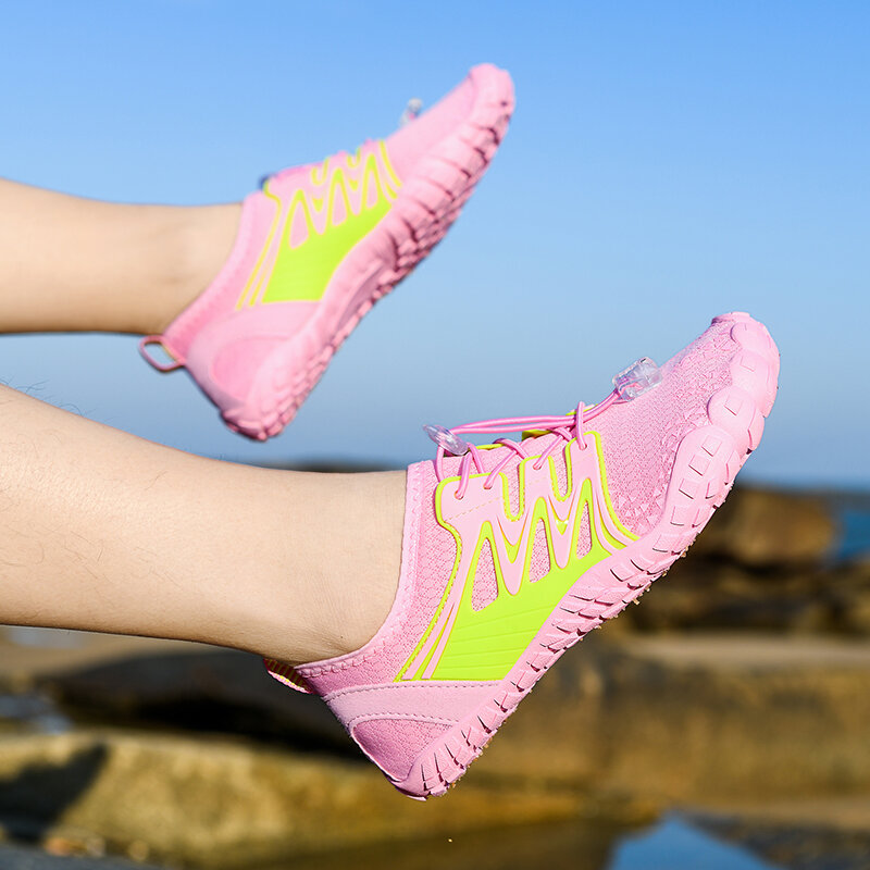 جديد خمسة إصبع مفرغة أحذية خاصة للرجال والنساء في الهواء الطلق الشاطئ أحذية مقاومة للانزلاق داخلي اللياقة البدنية اليوغا أحذية 35-46 #