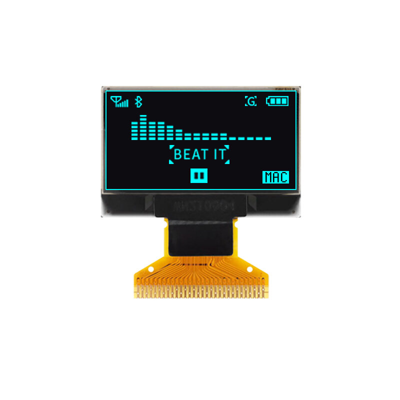 Pantalla OLED de 1,29 pulgadas, matriz de puntos de 128x64, controlador SSD1315 Compatible con soldadura SSD1306 de 30 pines