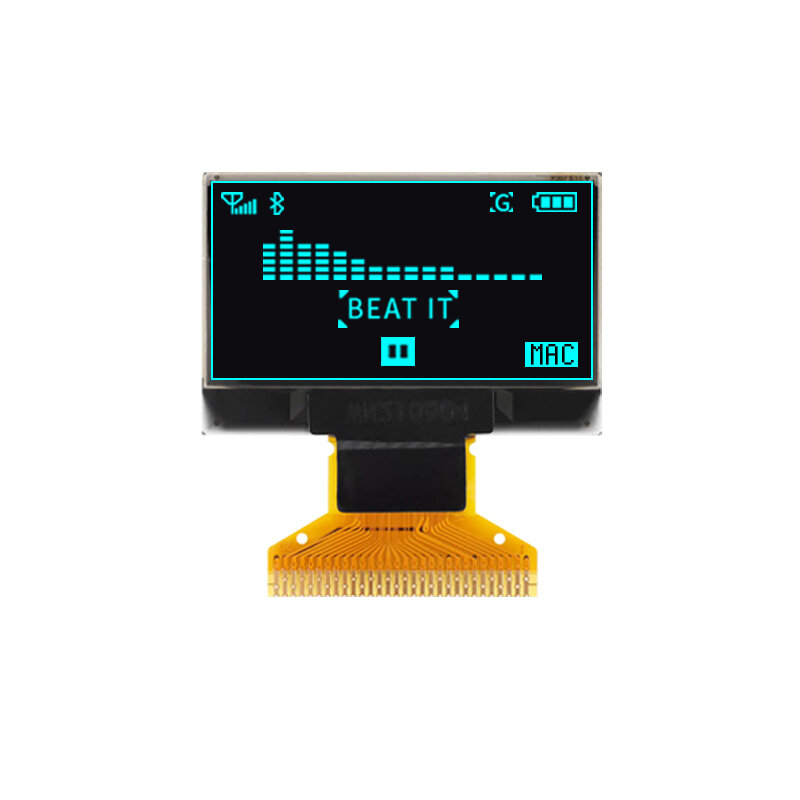 1.29 polegada oled display 128*64 dot matrix tela oled ssd1315 driver compatível com ssd1306 soldagem 30pin