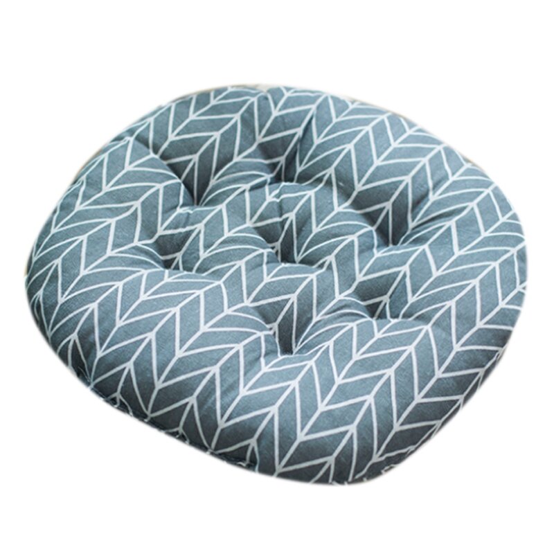 40cm Boho Style Round Sofa Chairs Floor Pillow Leaves Geometric Patterns Thick Filled Tatami Stool for Seat Cushion Pads Home