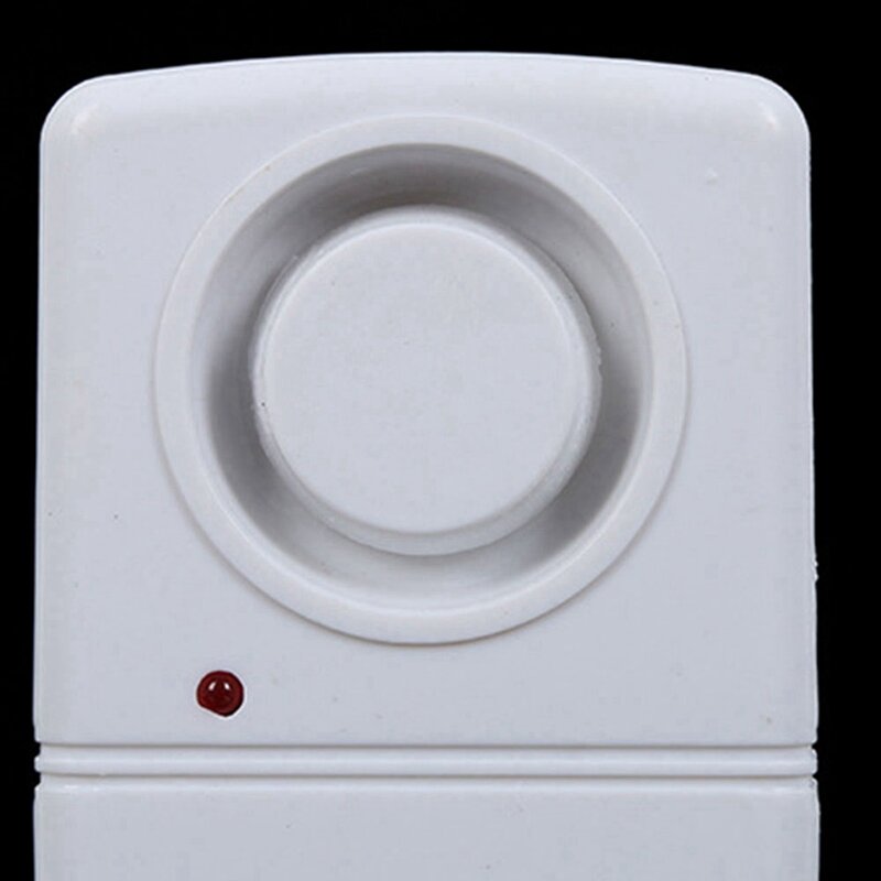 TTKK 2X Alarm mobil elektrik, detektor getaran sensitif tinggi dengan lampu LED pintu rumah nirkabel Alarm mobil