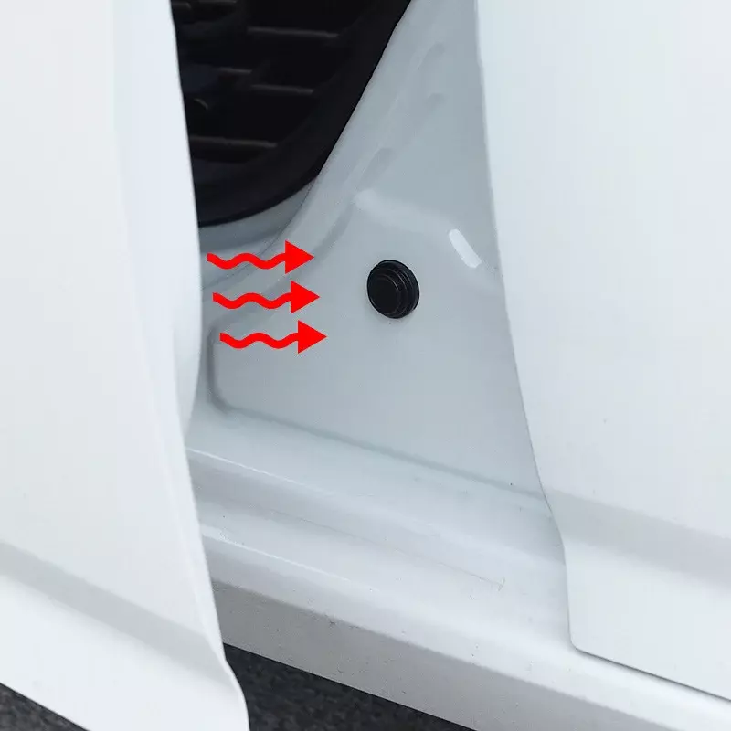 Cuscinetti in Silicone anticollisione per portiera dell'auto guarnizione dell'ammortizzatore protezione antiurto accessori adesivi per Buffer silenziosi insonorizzati