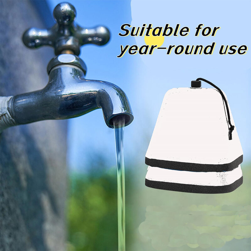 2pieces Premium Outdoor Faucet Covers For Winter Protection Universal Spigot Covers Winter Insulated
