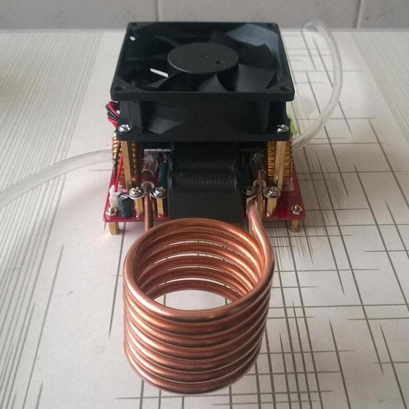 Kit de placa calefactora de inducción ZVS Alat, calentador de 1000w, tubo de bobina, encendido Diy, Pemanas, hitm, Dan Merah, negro y rojo