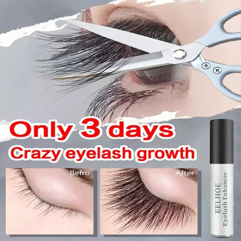 Eyelash Fast Growth Serum, Sobrancelha Enhancer, Eyelash Care Product, Natural, Grosso, Grosso, Delgado, Solução de Cílios Encaracolados