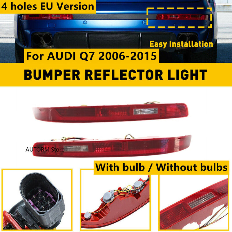 Задний тормоз фонарь заднего хода для Audi Q7 2009-2015 Eu Version 4L0945095 4L0945096