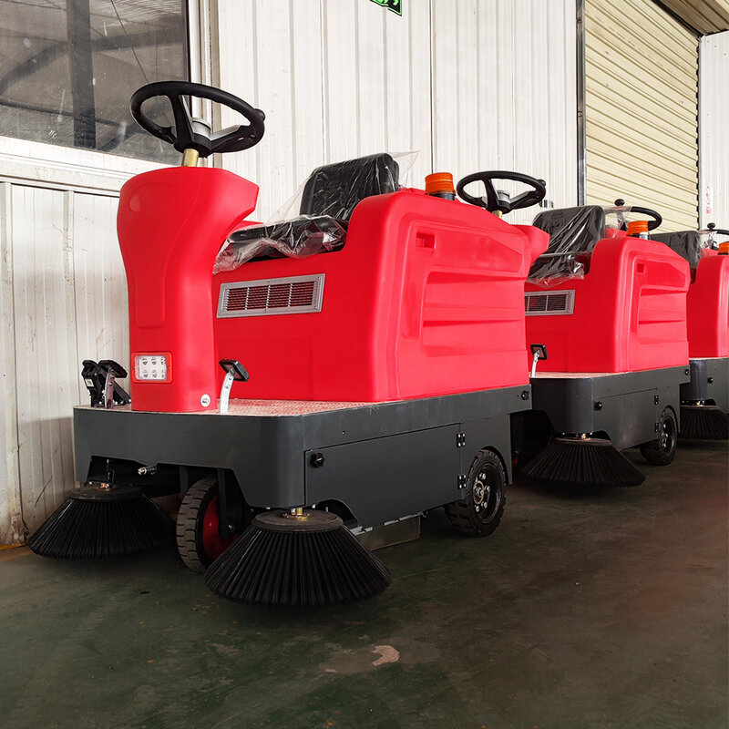 VOL-1260 double brushes new Design Powerful Electric Industrial Sweeper for Factory
