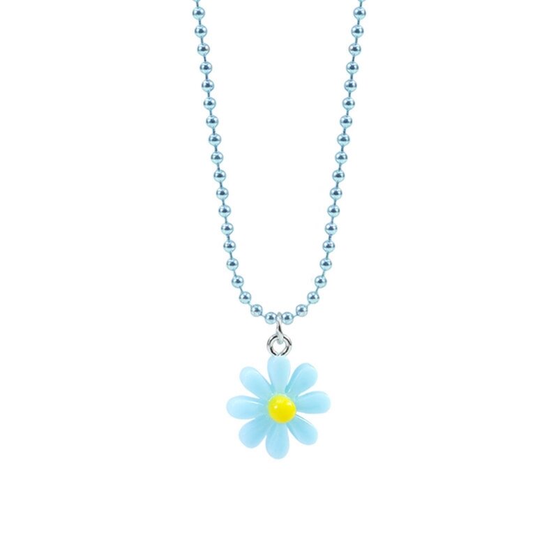 ดอกไม้Chokerสร้อยคอHandmade Simple Daisyดอกไม้Clavicle Chainแฟชั่นแหวนดอกไม้สำหรับผู้หญิงวัยรุ่นDropship
