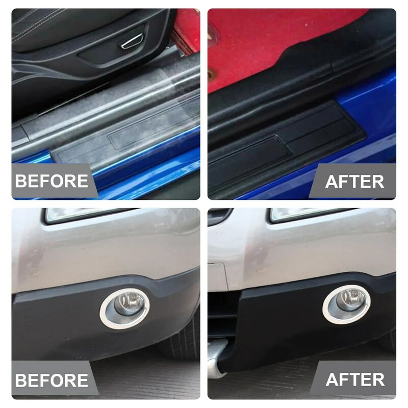 Car Interior Restorer Quick Coating Spray 120ml Plastic Parts Refurbishing Agent Car Interior Cleaner Seat Leather Polish Agent