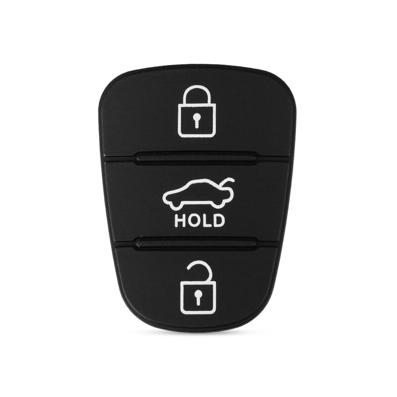 Flip Key Rubber Pad Key Shell Sleutel Pad Remote Auto Key Cover Fob Case Covers Voor Hyundai Ix35 I30 | Voor Kia K2 K5 Rio
