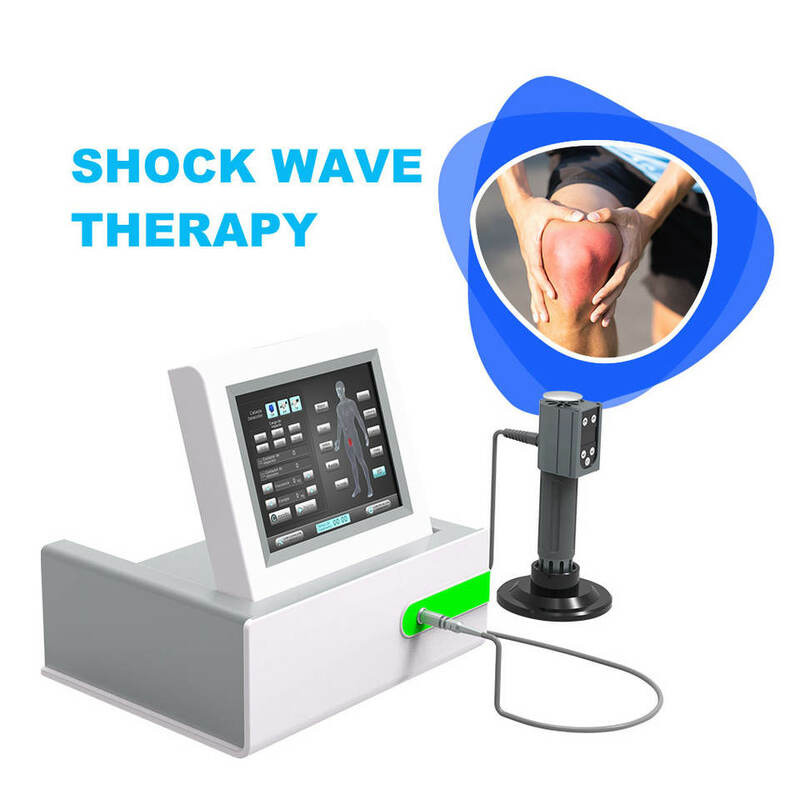 Máquina de terapia de onda de choque extracorpórea indolora, enfoque de onda de choque, baja intensidad, electromagnética ESWT, tratamiento para aliviar el dolor ED