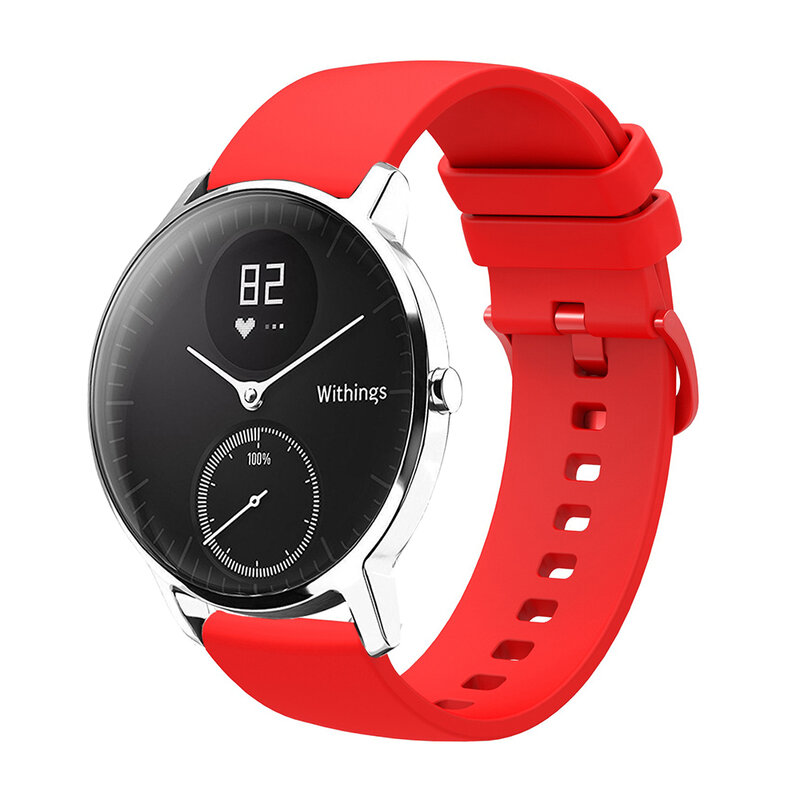 For Nokia Withings STEEL HR 36MM Band 18mm 20mm Silicone WristBracelet NOKIA Withings STEEL HR 40mm/Sport 40MM Strap Accessories