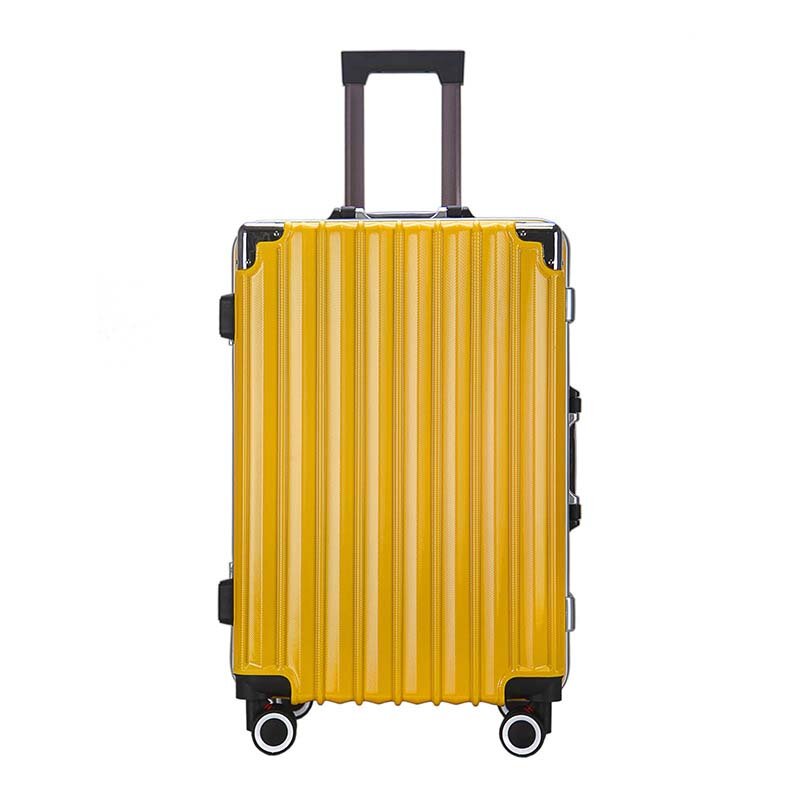알루미늄 프레임 여행 가방 범용 휠 트롤리 PC 박스, 트롤리 수하물 가방, 남성용 비즈니스 여행 가방, 10 kg