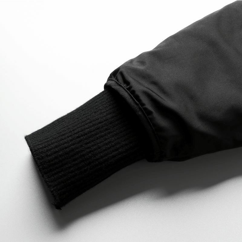 Chaqueta gruesa acolchada de algodón para hombre, abrigo de manga larga con cremallera, Top elegante, informal, a la moda, novedad de 2024