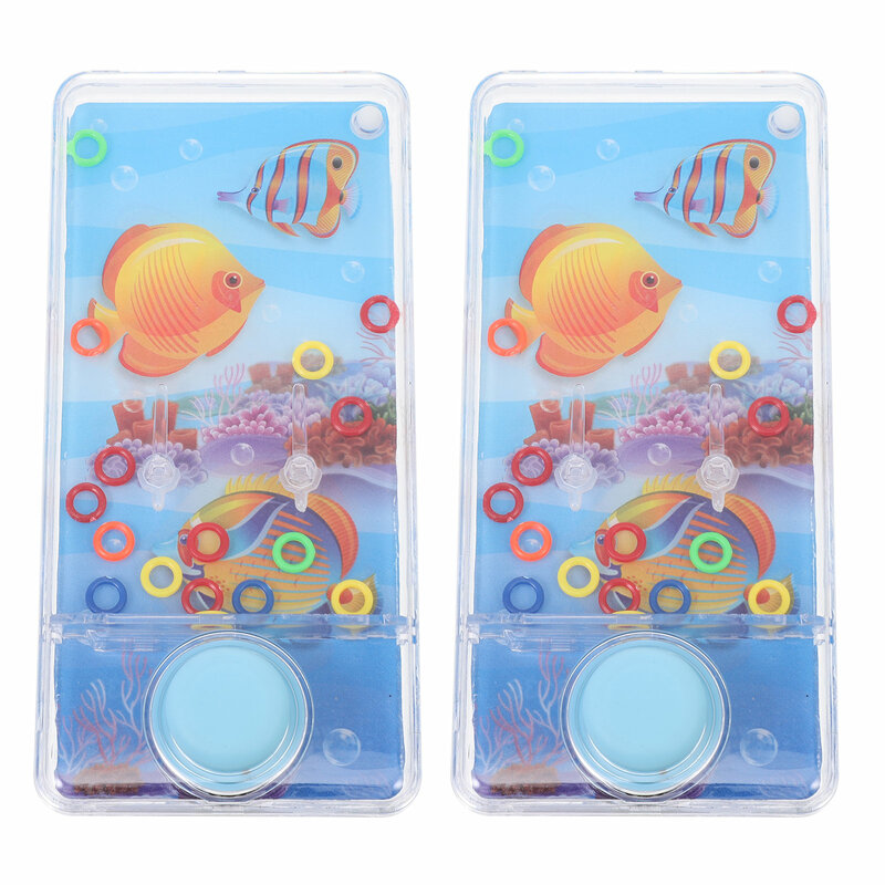 2pcs Water Ring Toss Game Toys Handheld Lasso Ferrule Game Machine giocattoli interattivi genitore-figlio giocattoli per la capacità di pensiero dei bambini