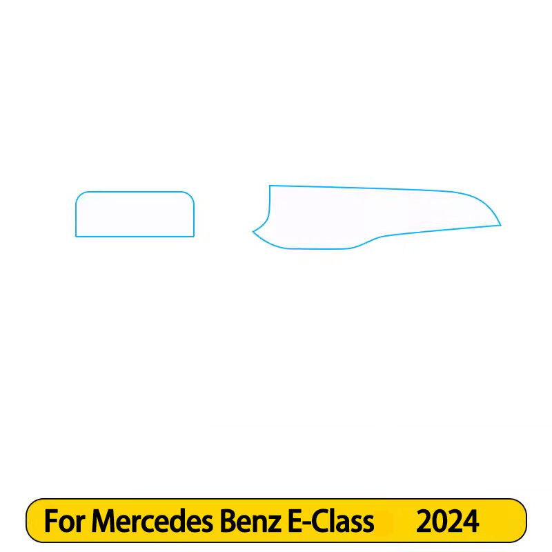 Voor Mercedes Benz Mb W214 E-Klasse 2024 Auto Interieur Middenconsole Transparante TPU Ppf Beschermende Film Anti-Kras Reparatie