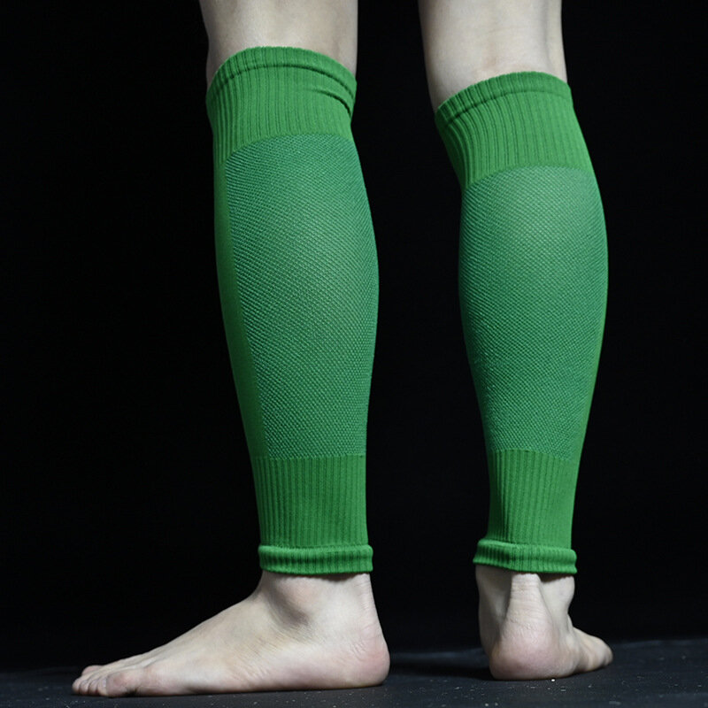 Parastinchi calzini da calcio nuova copertura uomo donna maniche sportive maniche da corsa