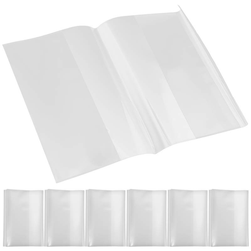 Libro de texto de protección de cuaderno de cuenta A5, fundas de plástico de manga transparente, cuadernos de estudiantes de Pp protector escolar