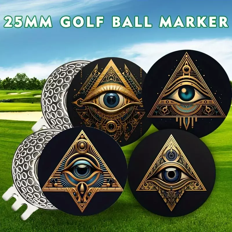 شعار كرة الجولف المعدنية المغناطيسية ، معدات ملحقات الجولف ، شعار الكرة المخصص ، شعار كرة الجولف الرجعية ، هدية مثالية من الاختيار