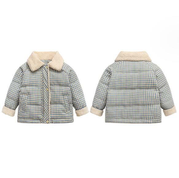 Jaqueta de algodão de manga comprida, roupas para bebê menino e menina, A 22