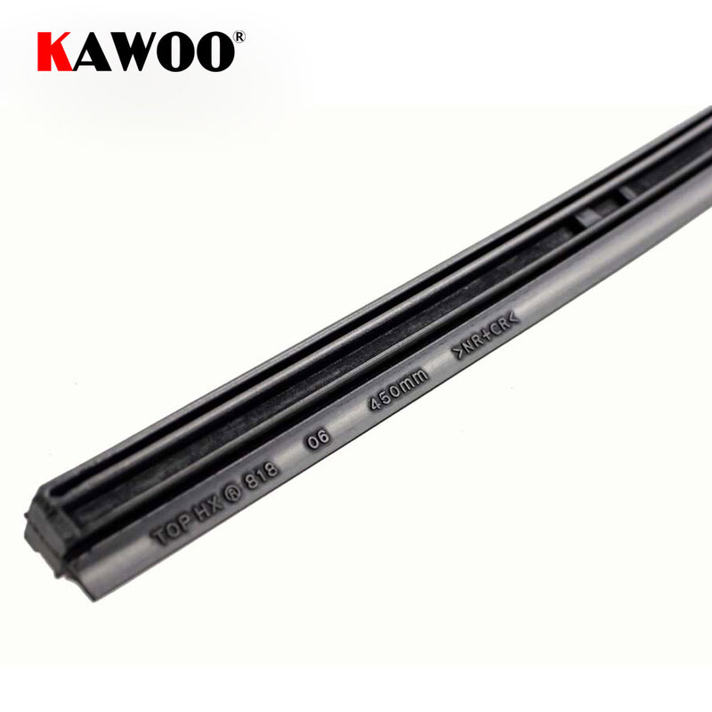 KAWOO-tiras de limpiaparabrisas para coche, tira de goma de 14 "16" 17 "18" 19 "20" 21 "22" 24 "26" FR 10mm, accesorios de 1 piezas