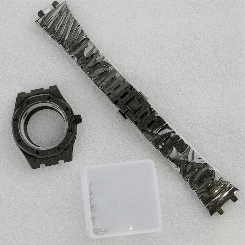 New Releases 41mm NH35 Case Sapphire Bracelet Men's Watch Parts For Royal oak Seiko nh34 nh36 nh35 nh38 Movement 31.8mm Dial