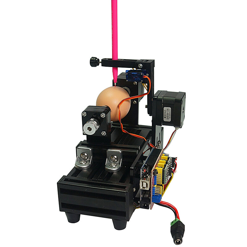 Eggbot ไข่-วาดภาพวาดเครื่องทรงกลมเครื่องวาดวาดบนไข่และ Ball สำหรับการศึกษาเด็ก220V 110V