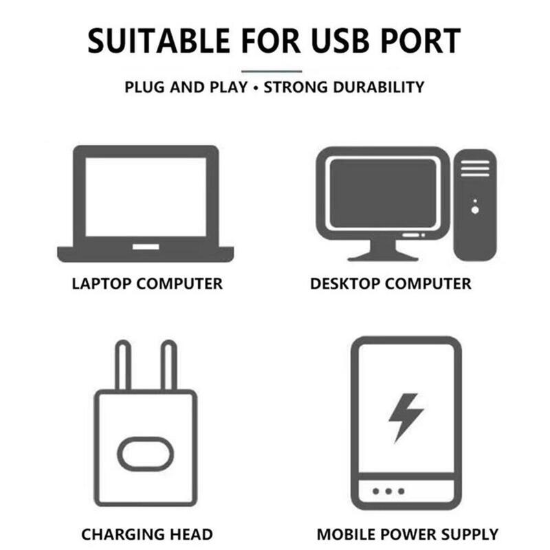 소형 USB 야간 조명 LED 플러그 인 전구, 휴대용 홈 USB 분위기 조명, 침실 조명, USB 야간 조명, 5V