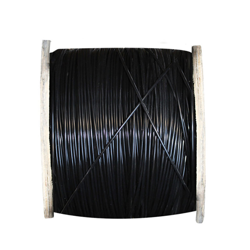 Cuerda de alambre de acero recubierto de plástico negro, estructura 10/20, 304 metros, 7x7, diámetro Después del recubrimiento, 1mm, 1,2mm, 1,5mm, 2mm