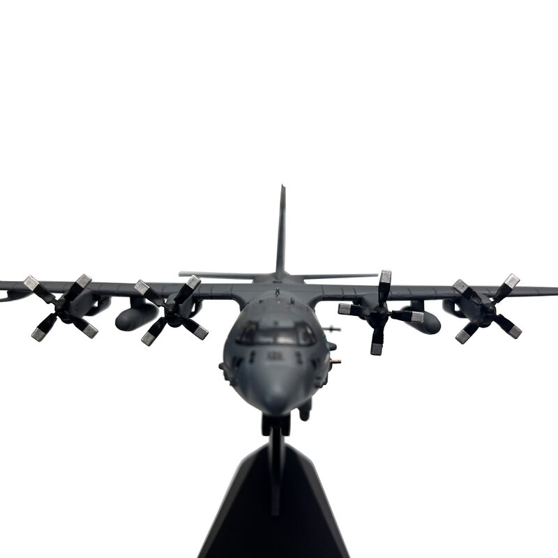 1/200 Scale AC130 Air Gunship Heavy Ground Attack Aircraft Diecast Metal Airplane Plane Model Child Collection Gift Toy