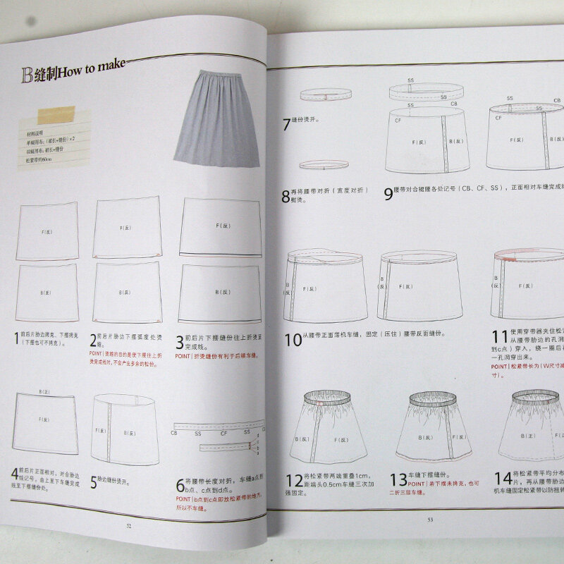 Basics of Clothing Making Clothes libro da taglio libro iniziale di Costume Design