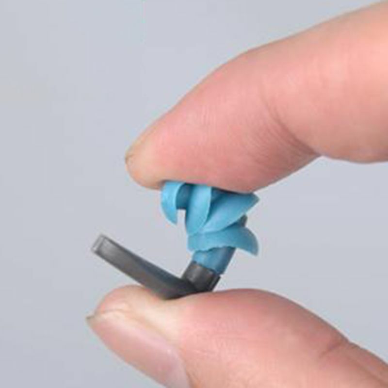 1 para pakowane w pudełko komfort zatyczki do uszu redukcja szumów silikonowe miękkie zatyczki do uszu pływanie silikonowe zatyczki do uszu ochronne słuchawki douszne