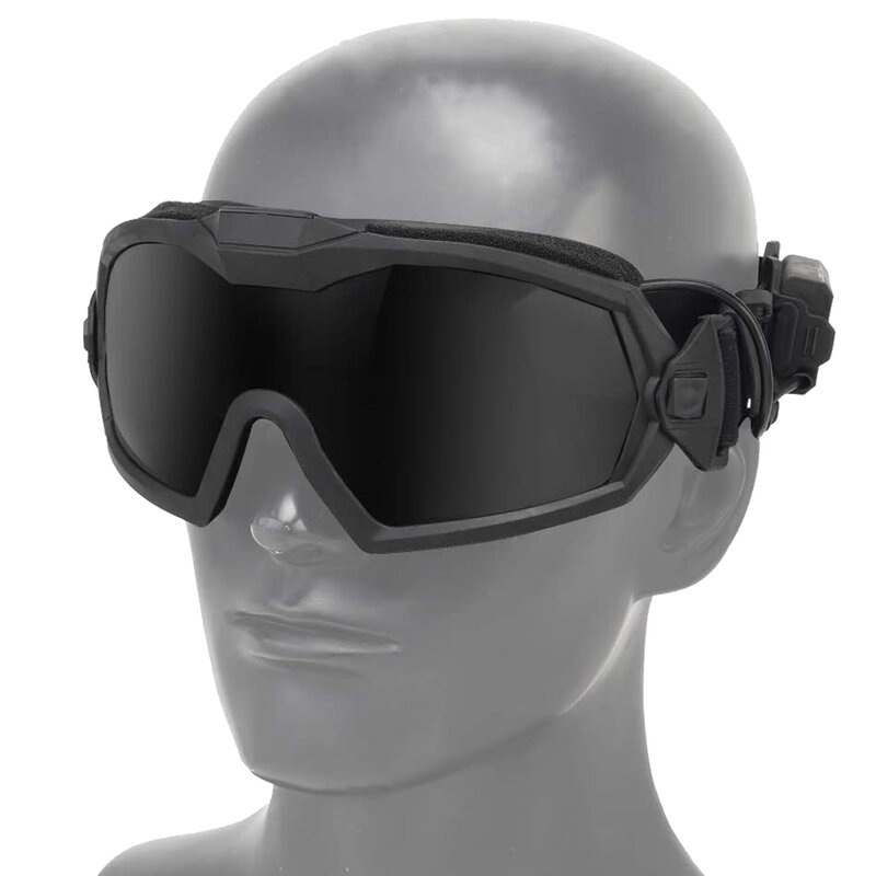 Fma airsoft regulador de óculos com ventilador versão atualizada anti nevoeiro óculos tático airsoft paintball segurança proteção para os olhos