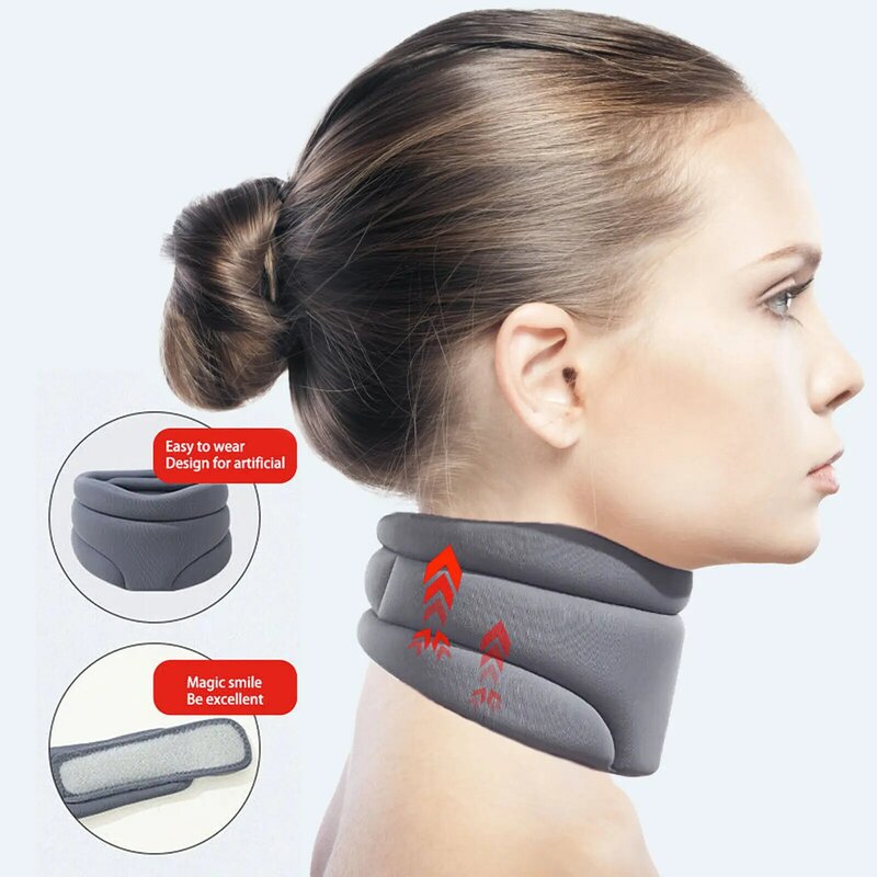 Cervicorrect Neck Brace Pressure Relief Cervical Vertebra Protection Neck Brace Spine Brace Neck Stop Snore by Healthy Lab Co