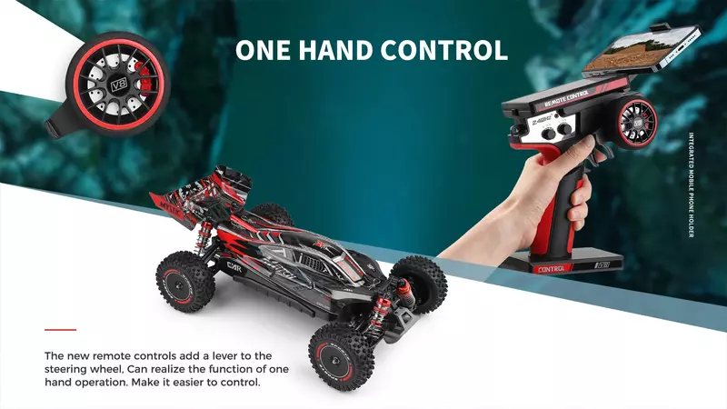 WLtoys 124010 55 км/ч Радиоуправляемая машина 4WD внедорожник 1/12 V8 2,4G гоночный Дрифт электрическая высокоскоростная игрушка с дистанционным управлением для детей подарок