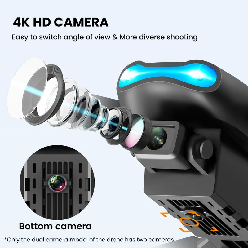 E99 K3 Pro HD 4k Dron con cámara de alta sujeción, plegable, Mini RC, WIFI, fotografía aérea, Quadcopter, juguetes, helicóptero